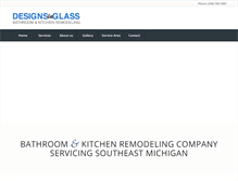 Tablet Screenshot of designsinglass.com